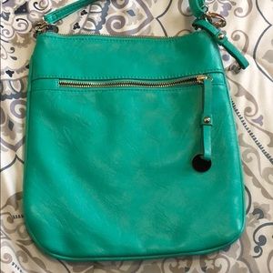 New teal shoulder bag